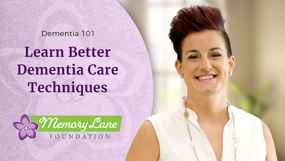 Dementia 101: LEarn Better Dementia Care Techniques. Joanna, smiling
